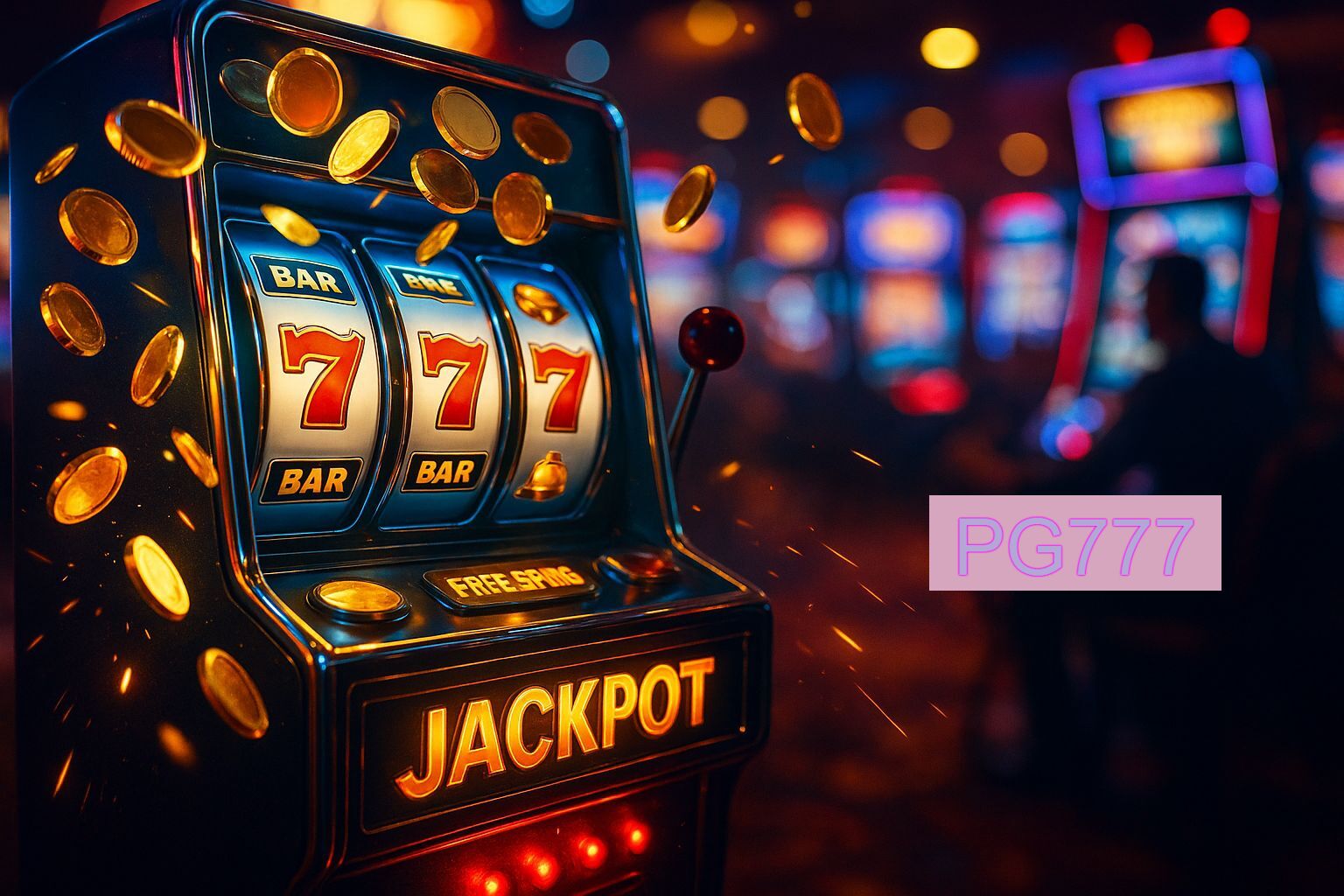 Diversos jogos de caça-níqueis